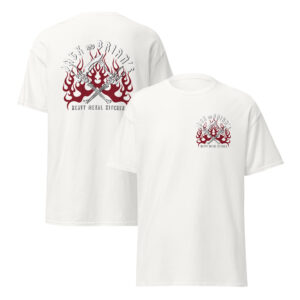 Unisex T-Shirt Multip Light Colors - with Heavy Metal Kitchen Logo